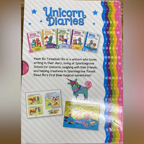 Unicorn Diaries Books 1-5 Set - Picture 2 of 2